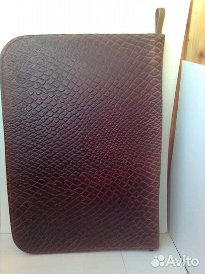 Папка новая из натуральной кожи для формата А4