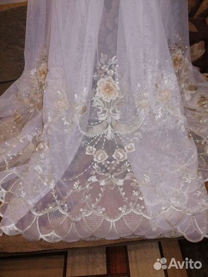 Тюль готовый 5м