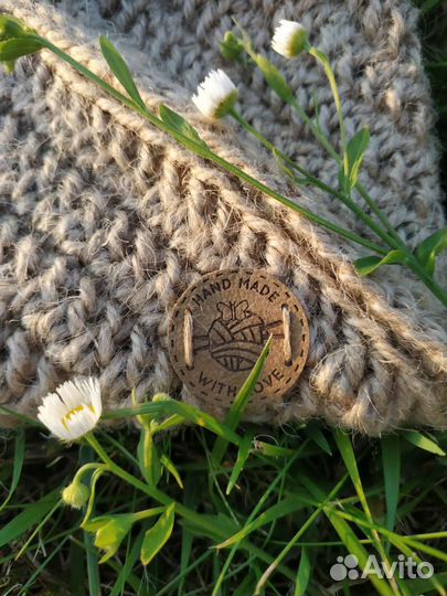 Подвесной-кармашек органайзер из джута