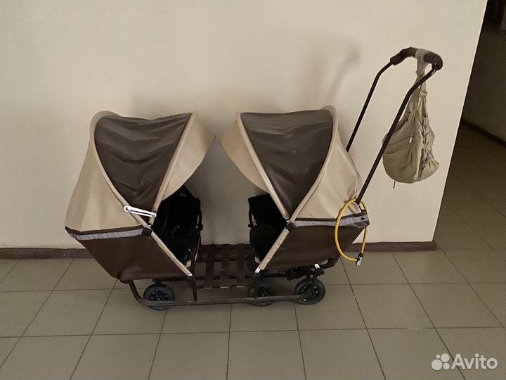 Сани зимние для двойни / погодок