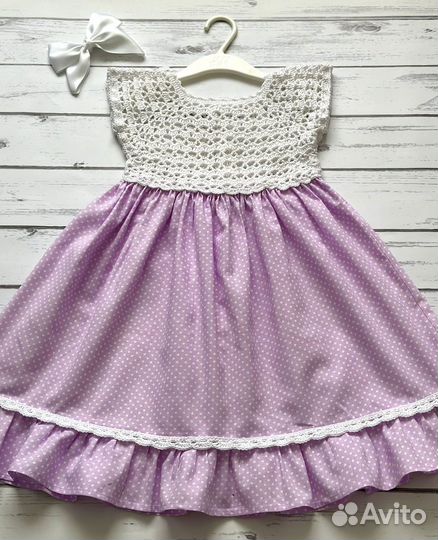 Платье для девочки 4-6 лет