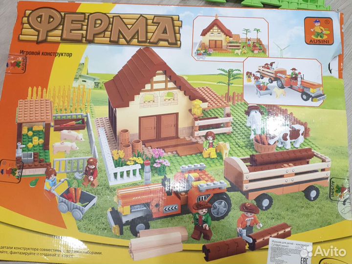 Игрушка Ферма аналог лего