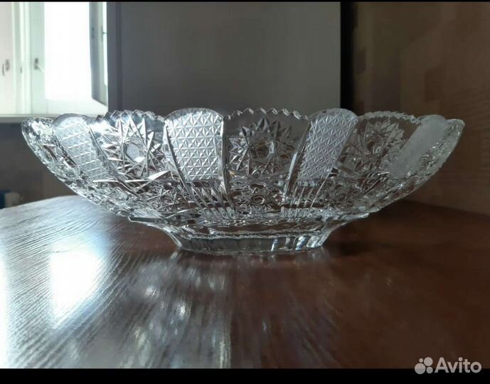 Ваза для фруктов«Ладья», Богемия Чехословакия