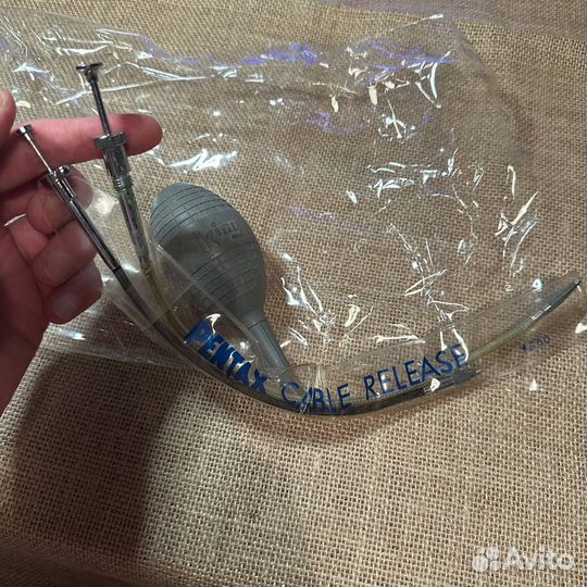 Груша для фототехники с кабелями Pentax,Япония