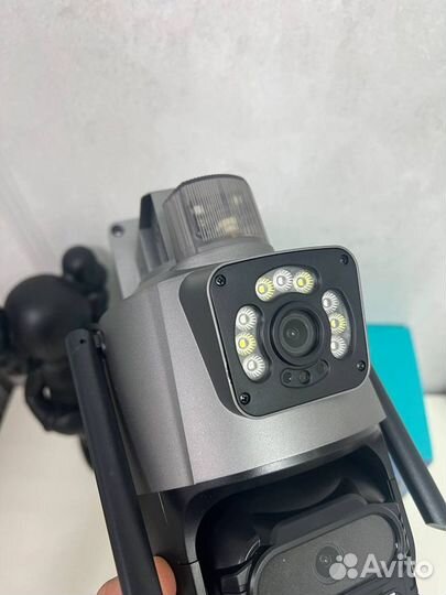 Камера видеонаблюдения уличная WiFi с мигалкой