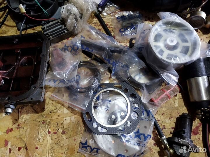 Части китайского дизеля RT-195 (Скаут Т15)