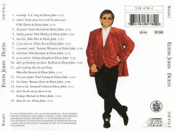 Elton John - Duets CD