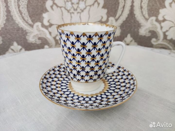 Кофейная пара ифз: Кобальтовая сетка, Майская