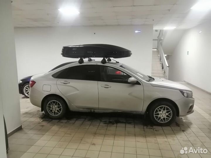 Автомобильный бокс 420л на LADA Vesta