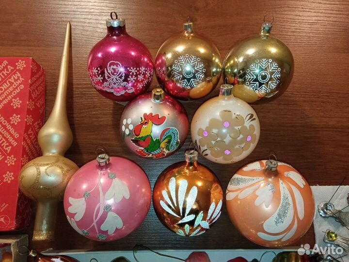 Елочные игрушки СССР одним лотом