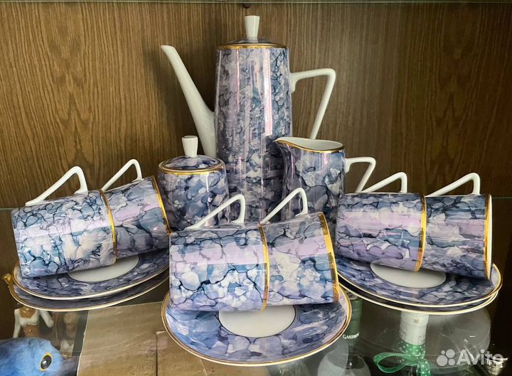 Кофейный сервиз Walbrzych, Фарфор