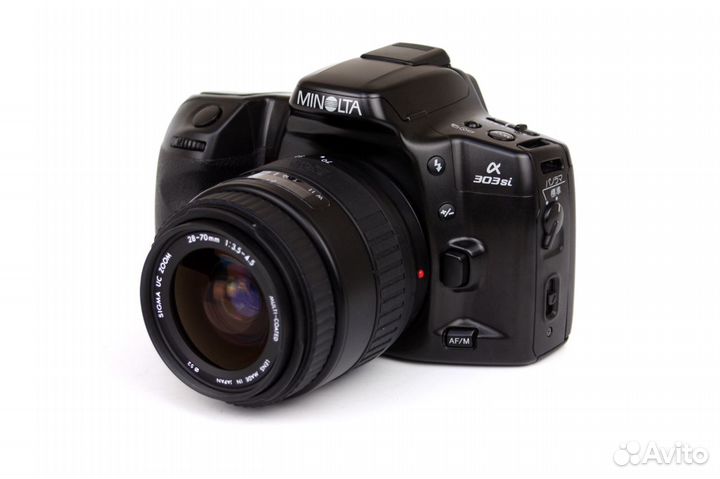 Minolta A-303 si + Sigma AF Zom 28-70mm f3.5-4.5