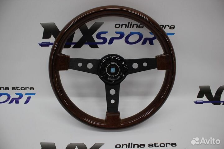 Спортивный руль на ваз “nardi” черная вставка