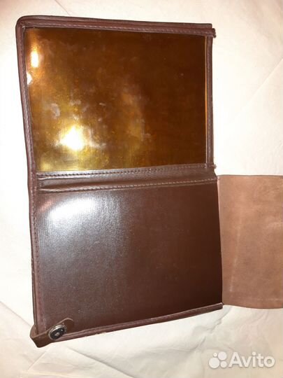 Сумка портфель военный кожаный