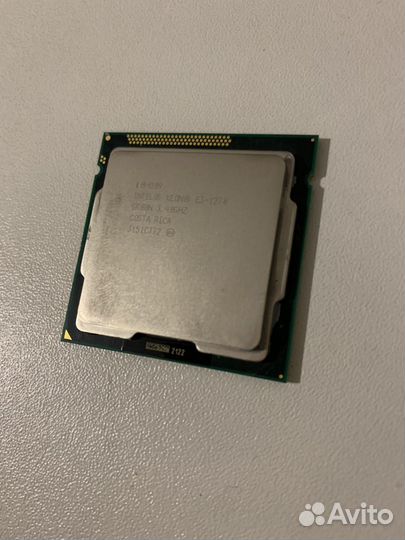 Процессор Xeon e3 1270