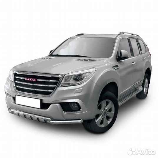 Защита переднего бампера Haval H9 (2014 - 2017)