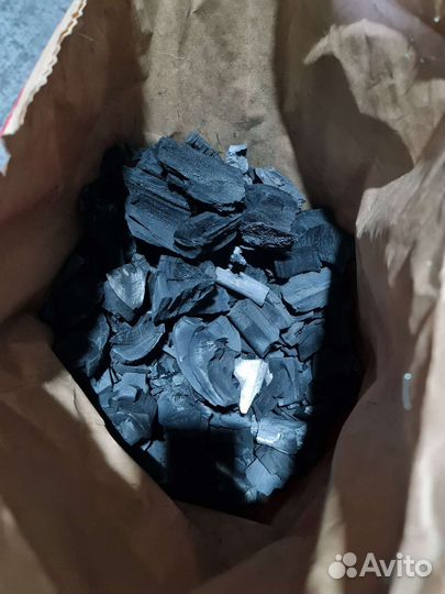 Уголь древесный березовый в мешках