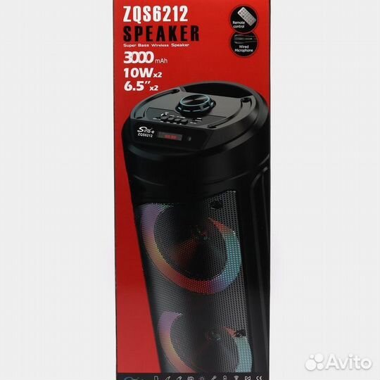 Колонка большая напольная Bluetooth с караоке