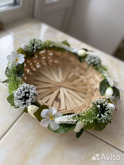 Пасхальная корзинка для куличей и яиц