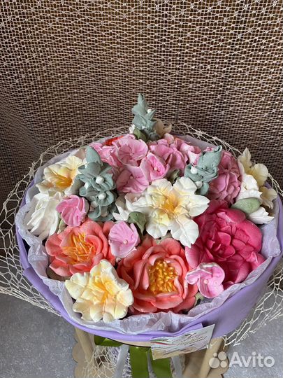 Зефирные букеты/съедобные букеты на выпускной