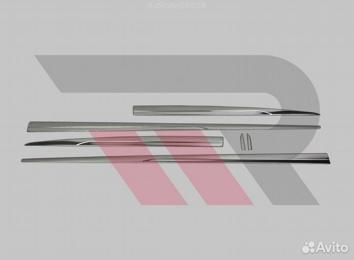 Молдинги дверей Lexus RX350 с15г