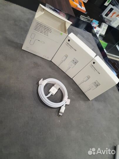 Зарядка ориг на iPhone провод Lightning-USB/Type-C