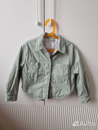 Куртка бомбер zara для девочки, р.122-134