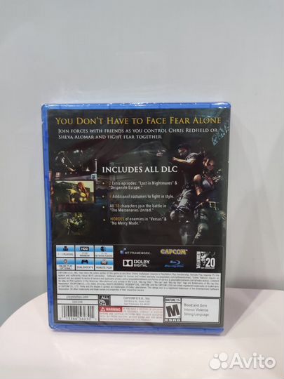 Игра PS4 Resident Evil 5. Диск новый