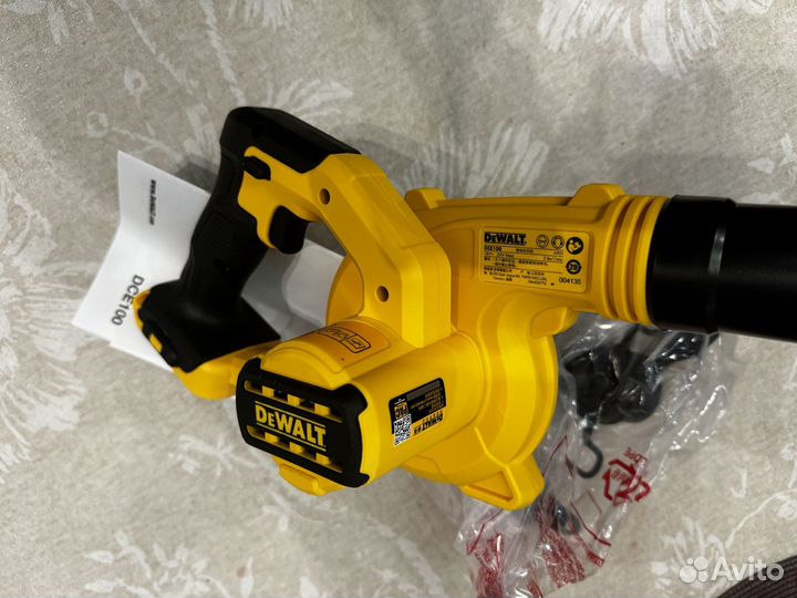 Воздуходувка аккумуляторная dewalt DCE100