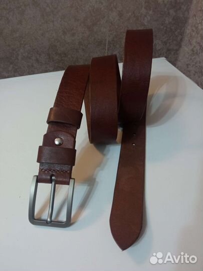 Кожаный ремень ручной работы