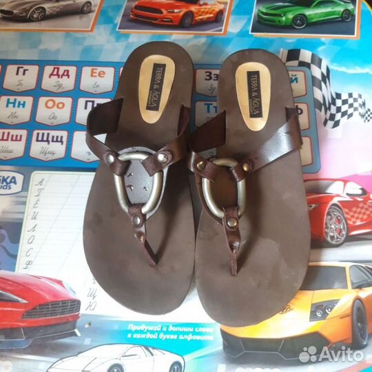 Сандалии женские натур.кожа (Бразилия) 37-37.5р