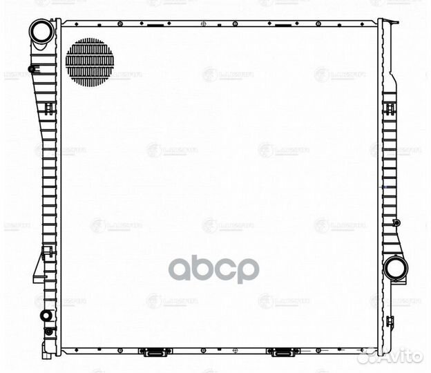 Радиатор охл. для а/м BMW X5 (E53) (00) 3.0i