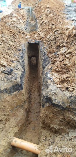 Землекопы копка траншей