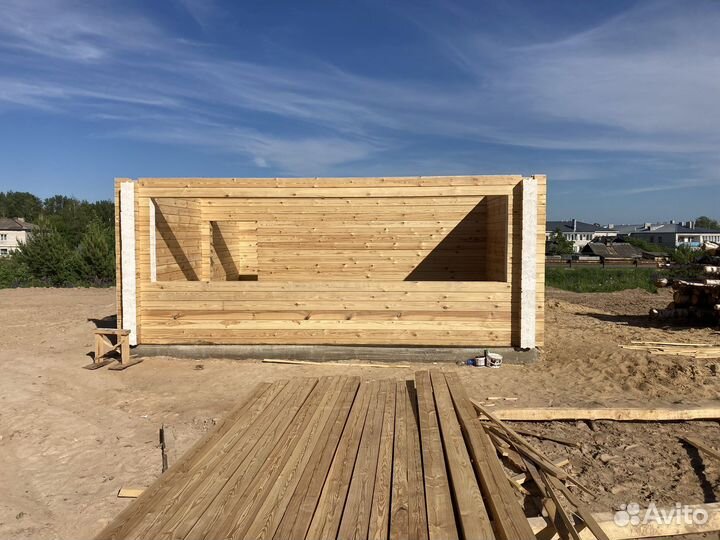 Сруб бани 4х3