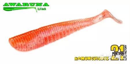 Силиконовые приманки pontoon 21 awaruna виброхвост