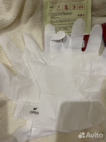 Тканевая маска для рук/ маска перчатки для рук