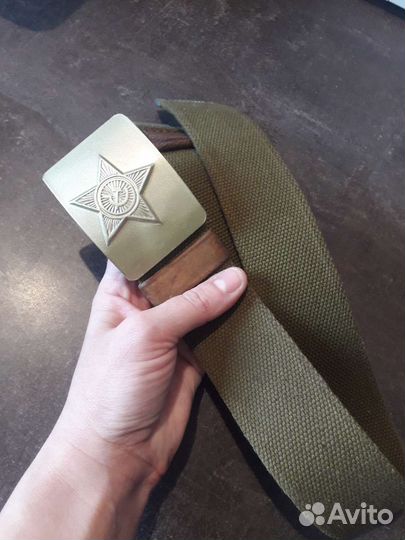 Ремень военный солдатский са со звездой