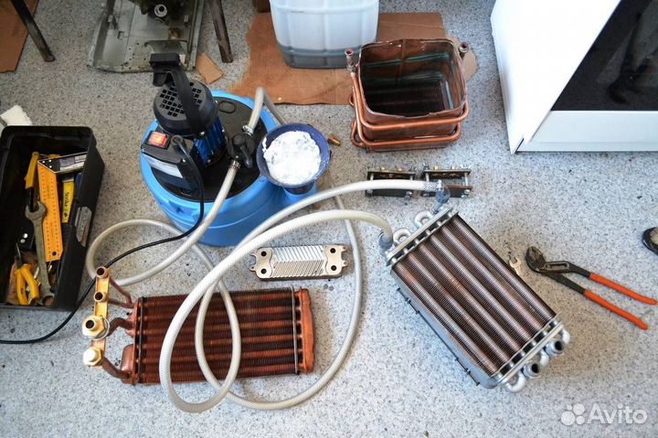 Промывка теплообменников профессиональной химией