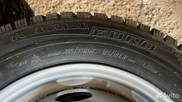 Зимняя резина на диках Газель