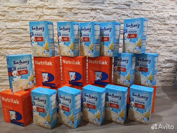 Детская каша с шести месяцев 28 пачек