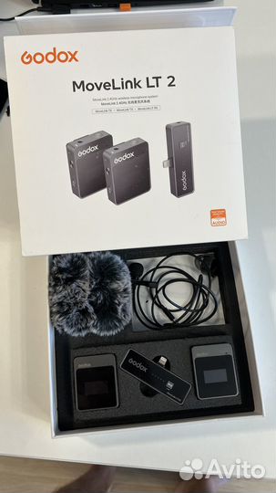 Беспроводной микрофон godox movelink lt 2