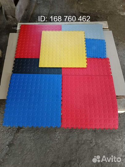 Модульная Плитка пвх 500х500мм;250х250 для Гаража