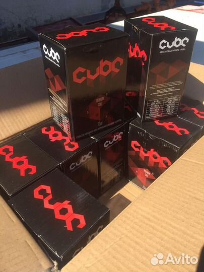 Уголь cube для кальяна 10 кг