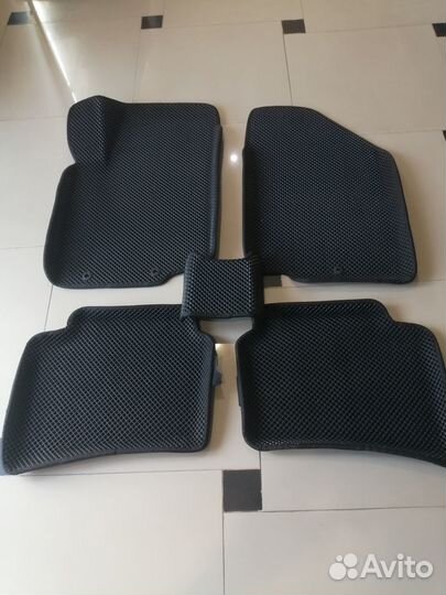 Коврики Eva 3D Hyundai Solaris 1/Kia Rio 3 борт