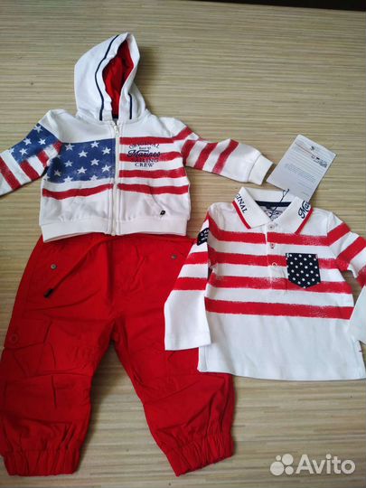 Вещи Италия на мальчика 6-9 м