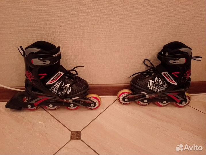 Коньки роликовые раздвижные