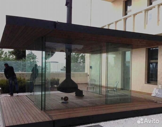 Беседка с мангалом