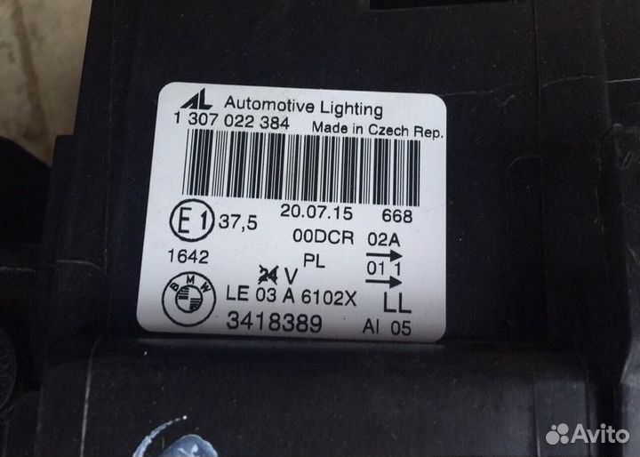 BMW E83 X3 новая фара левая биксенон 3418389