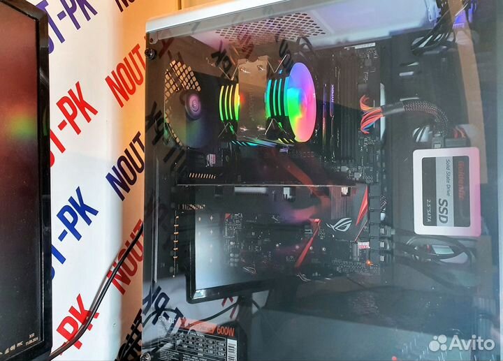 Игровой пк core i5 7400/GTX1050ti/16