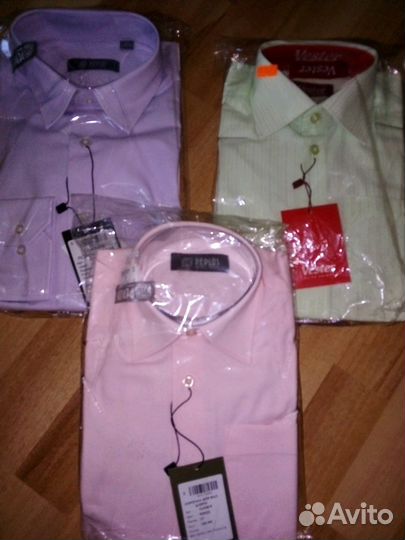 Рубашки 3 шт новые на рост.128и140см170см